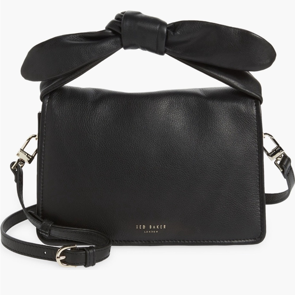 Ted Baker Nyalina Black Leather Shoulder Bag